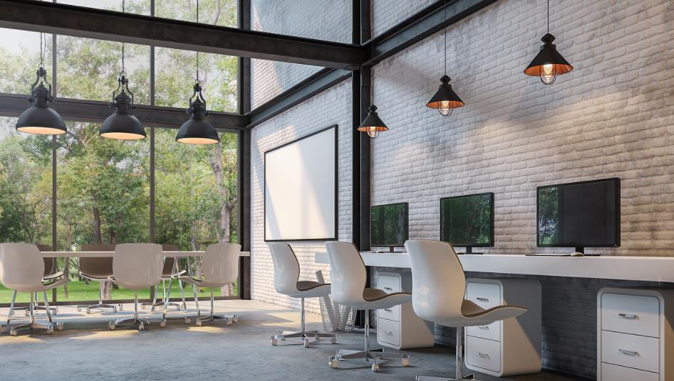 上海流行的工業(yè)風(fēng)辦公室設(shè)計,辦公室無吊頂如何做隔斷設(shè)計？